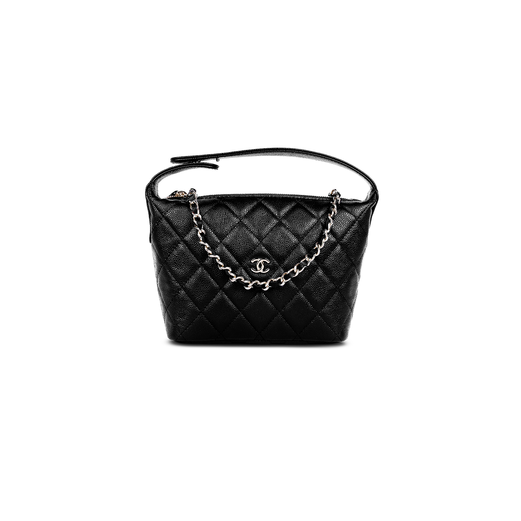 حقيبة شانيل 25 هوبو كافيار أسود