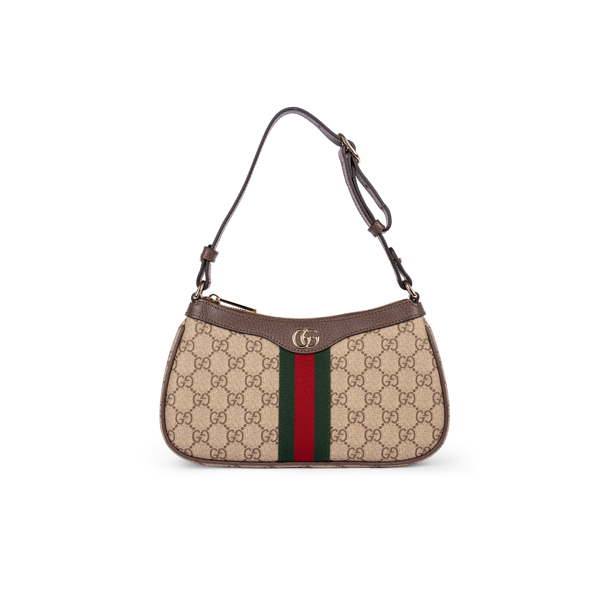 حقيبة غوتشي أوفيديا سمول قماش بيج وبني