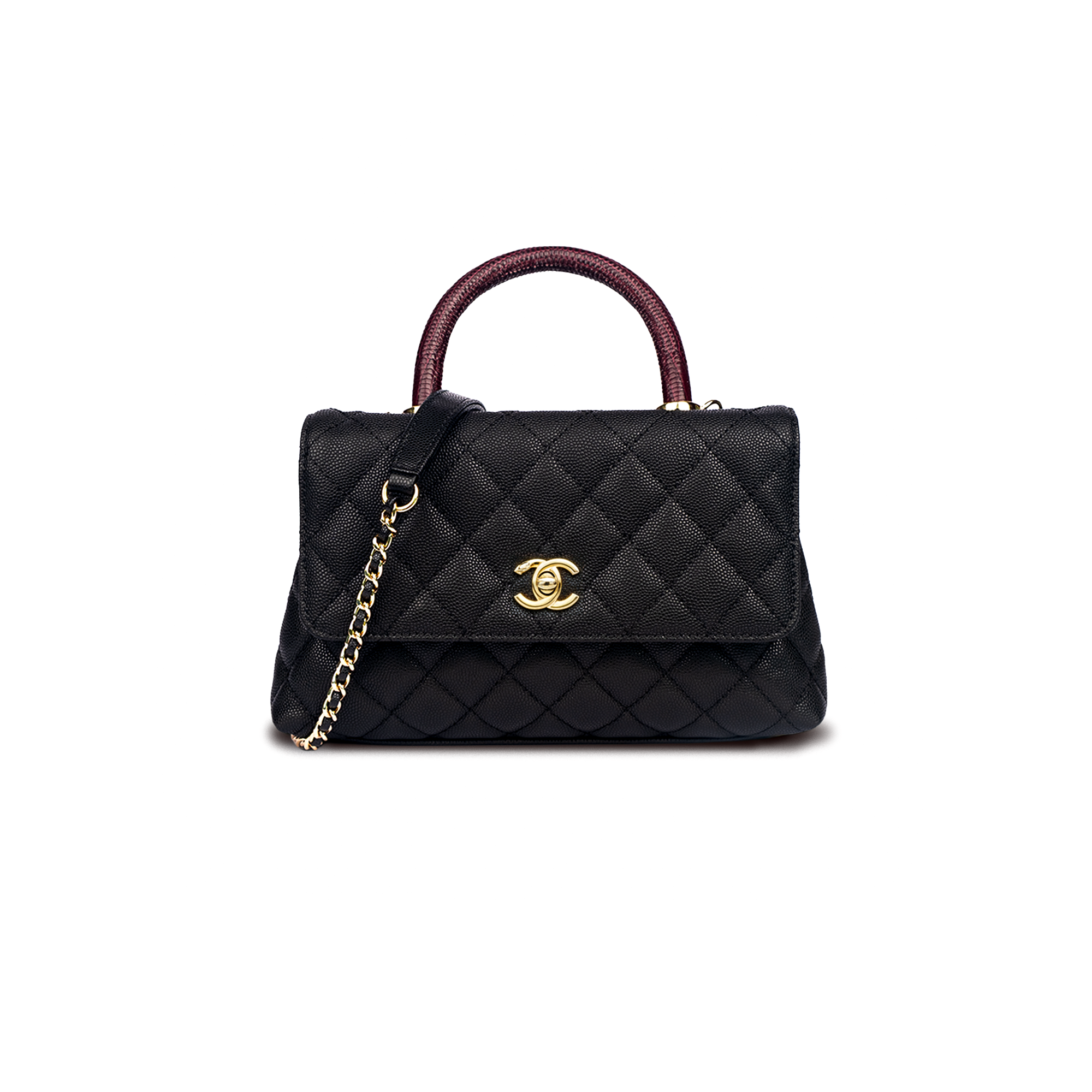 حقيبة شانيل سمول كوكو هاندل سوداء