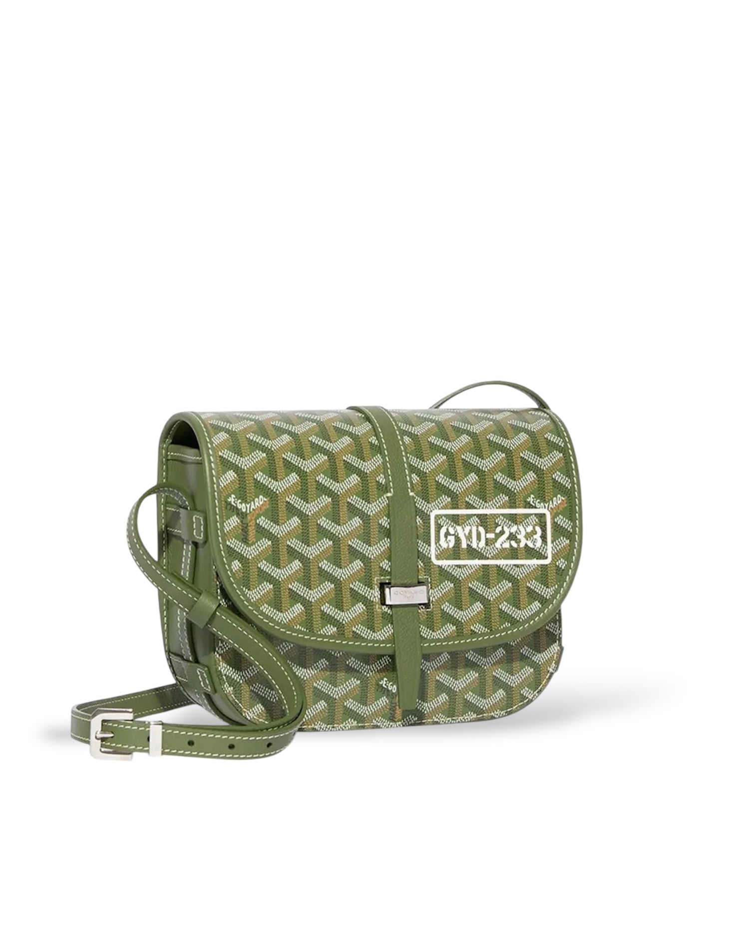 GYD Belvedere Bag PM Khaki Palladium Hardware