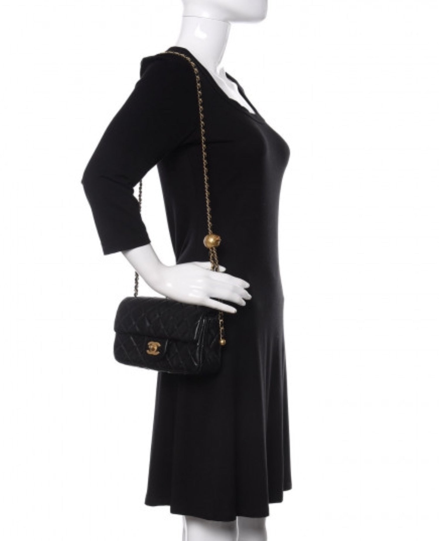 حقيبة شانيل كلاسيك بيرل كراش ميني فلاب