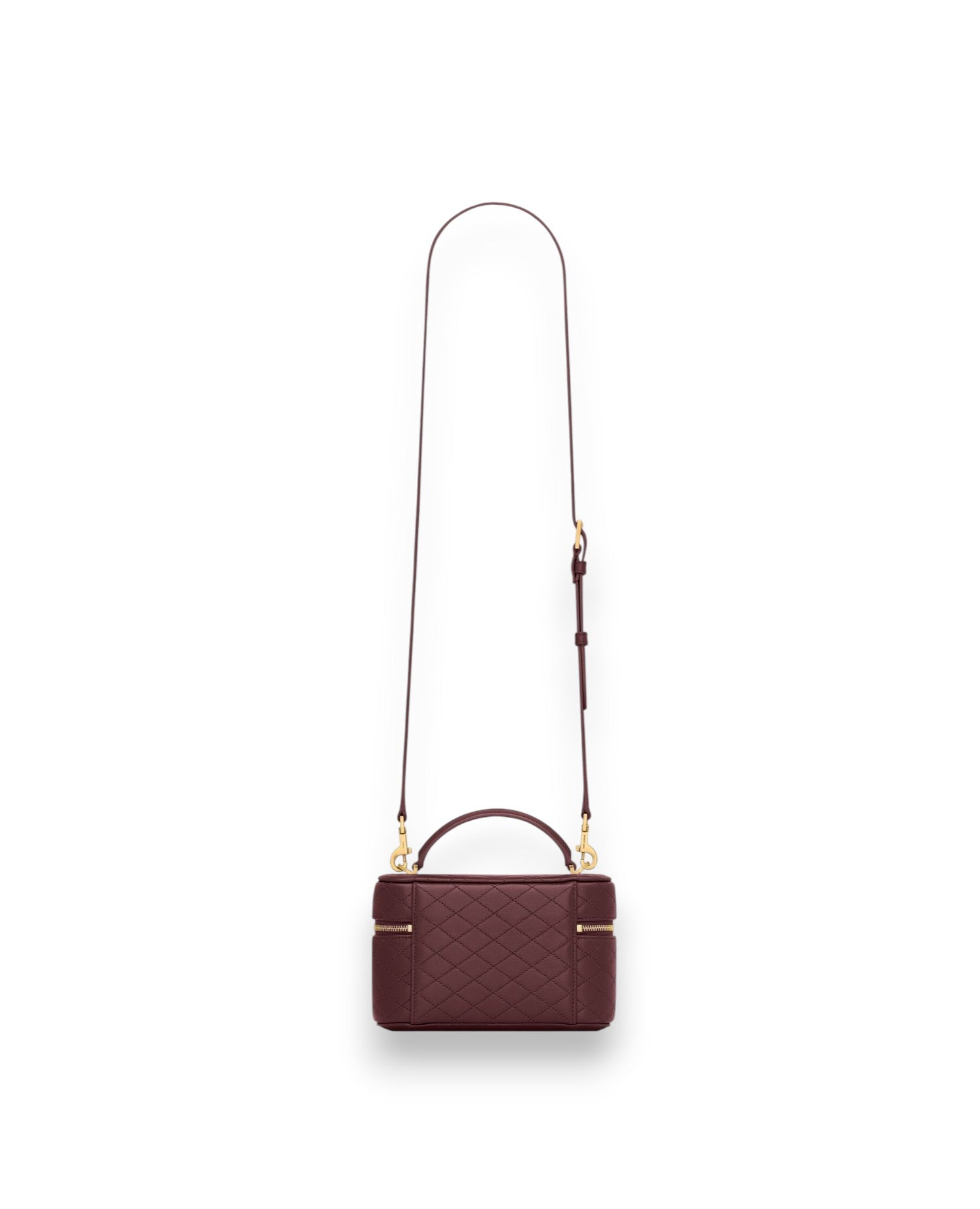 STL Gaby Vanity Bag In Lambskin Rouge Cabernet