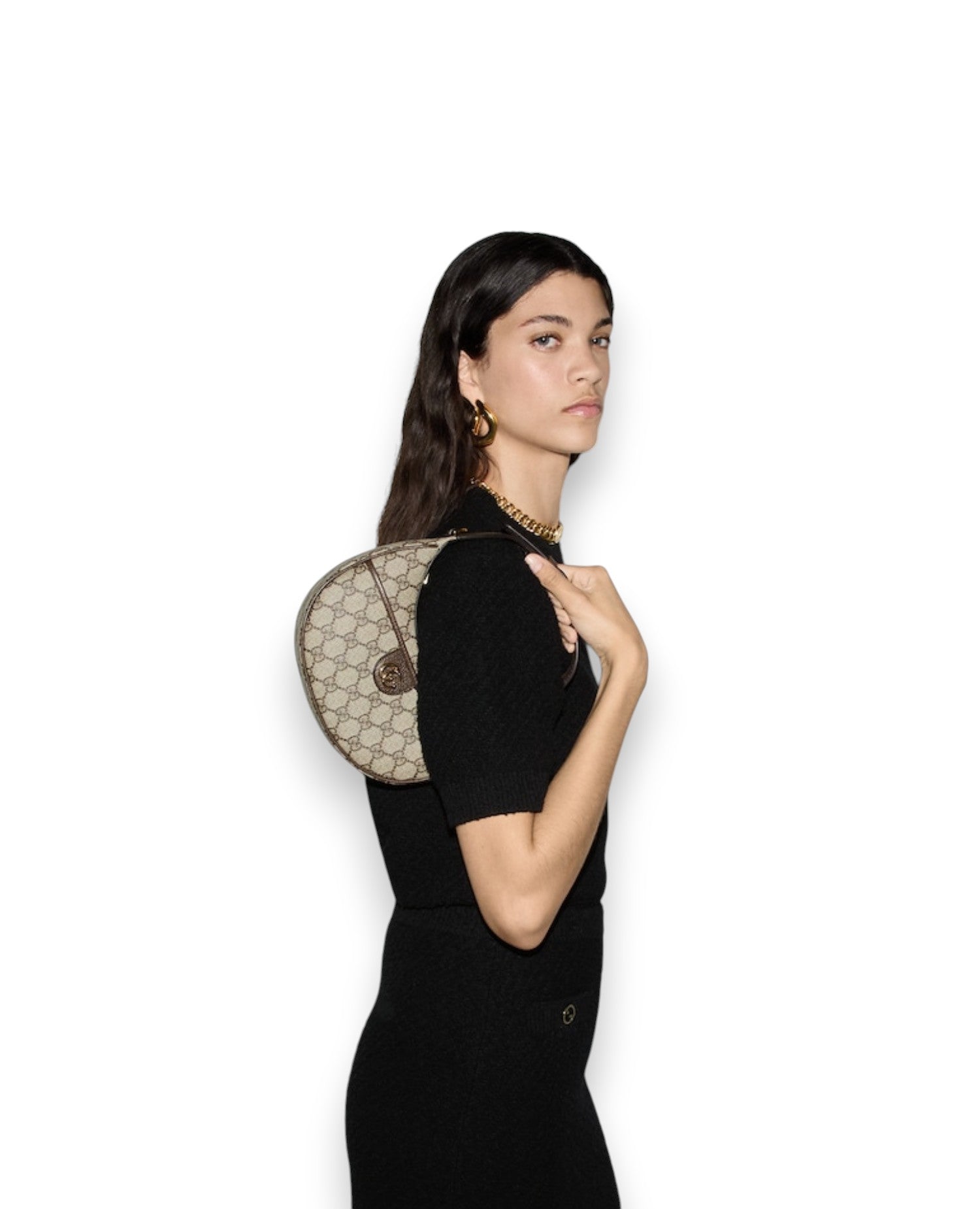 حقيبة غوتشي أوفيديا سمول بنية