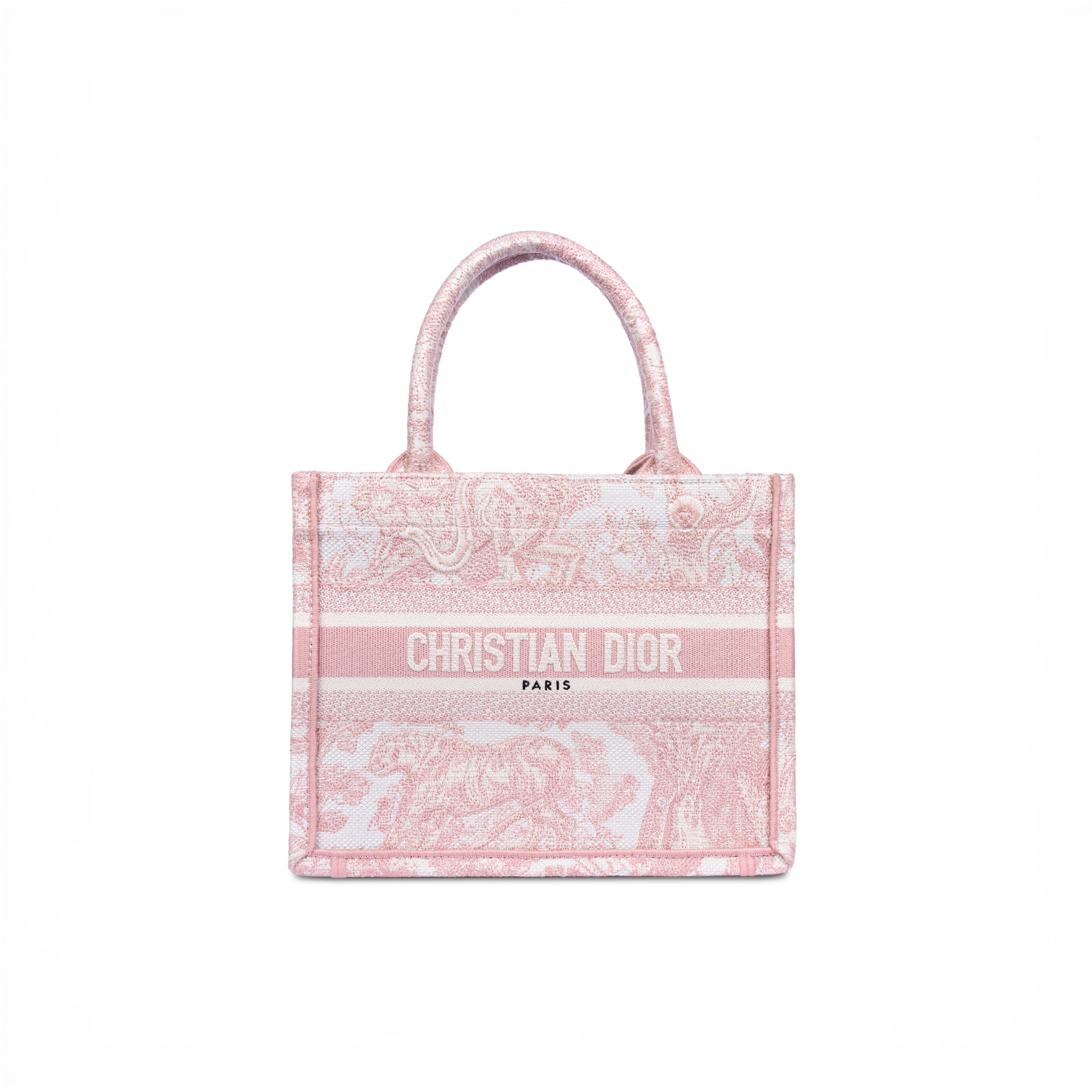 DR Small DR Book Tote Pink Toile