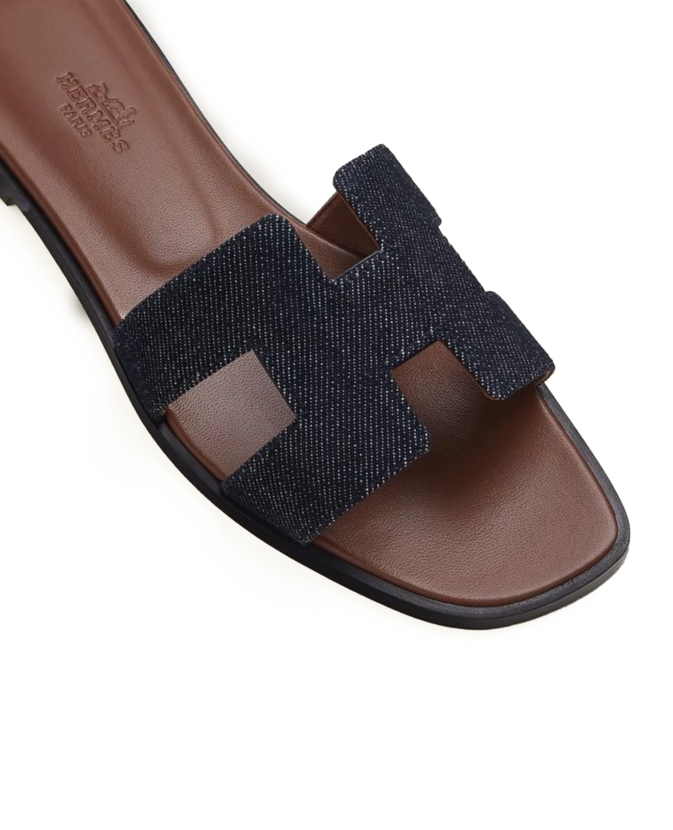 صندل هيرمس أوران أسود وبني