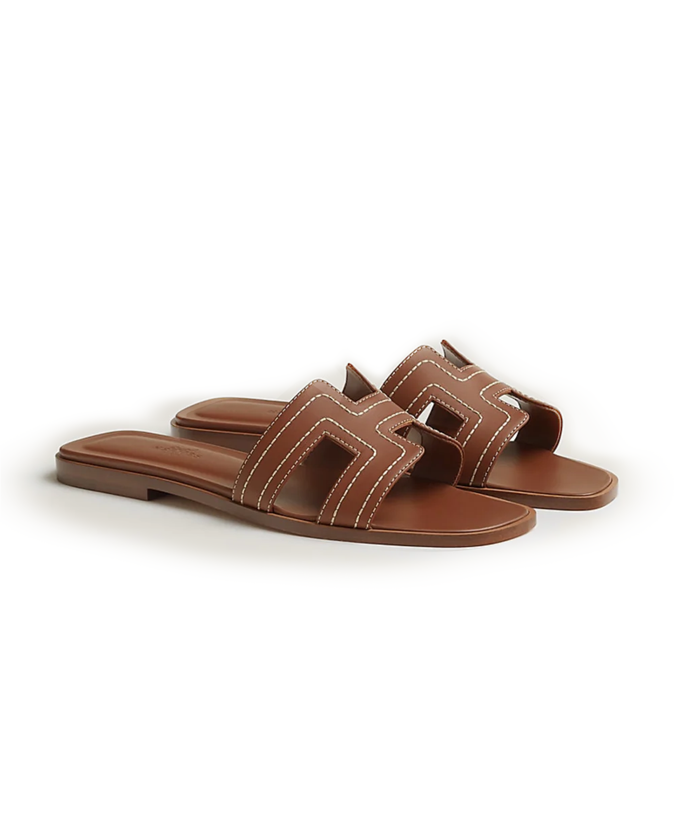 صندل هيرمس أوران ذهبي داكن