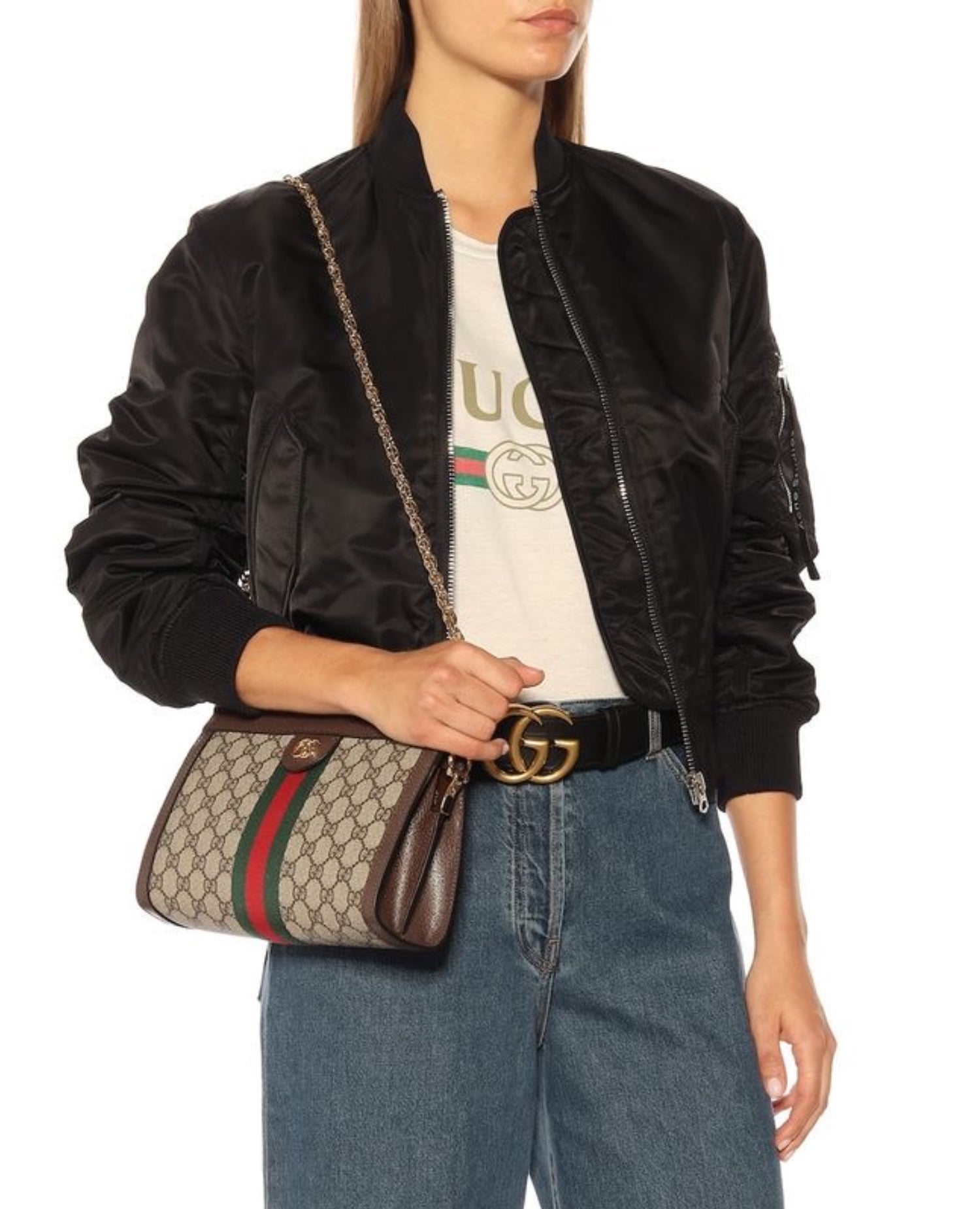 حقيبة غوتشي أوفيديا GG ميني بيج وإيبوني