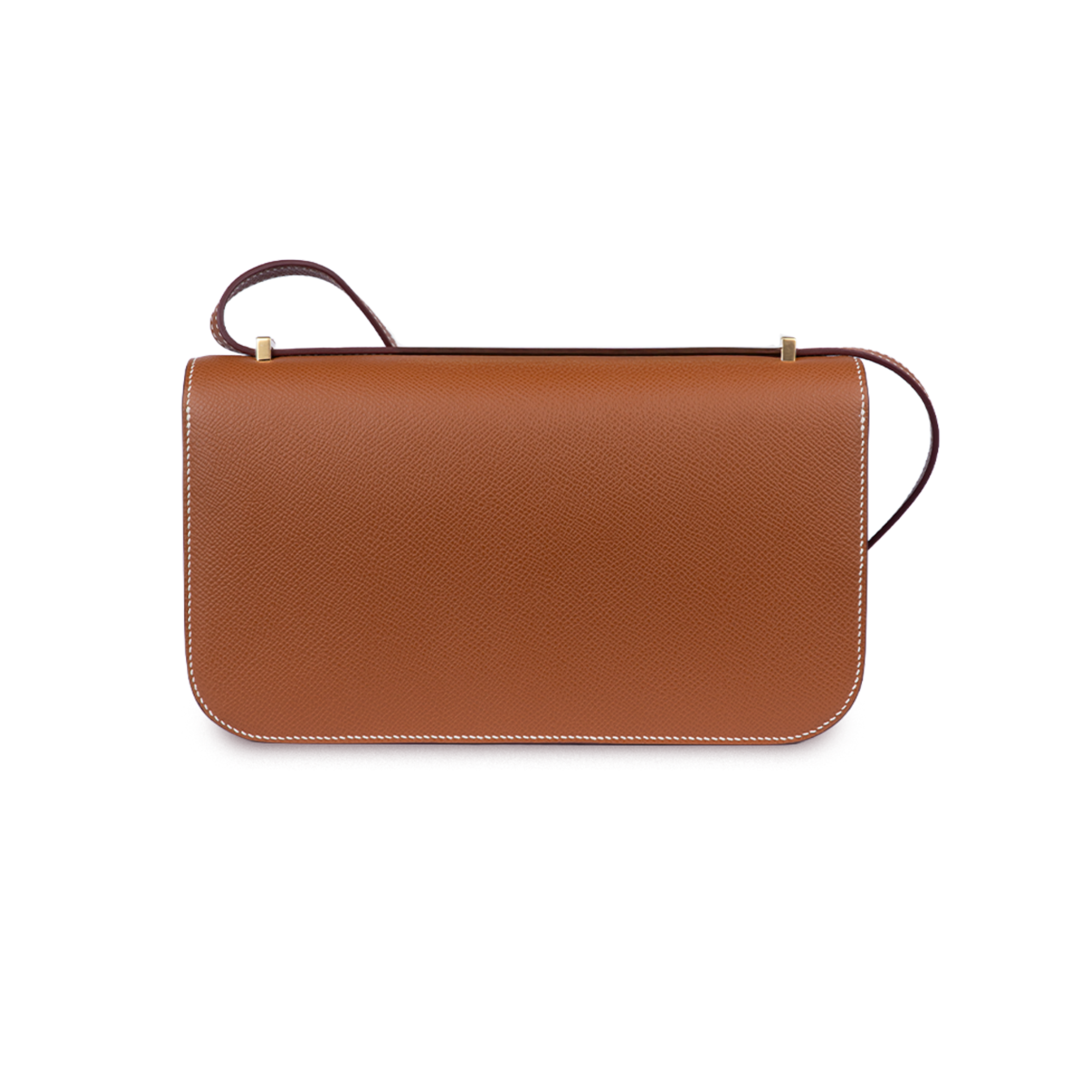 حقيبة هيرمس كونستانس إيلان بني بإطارات ذهبية