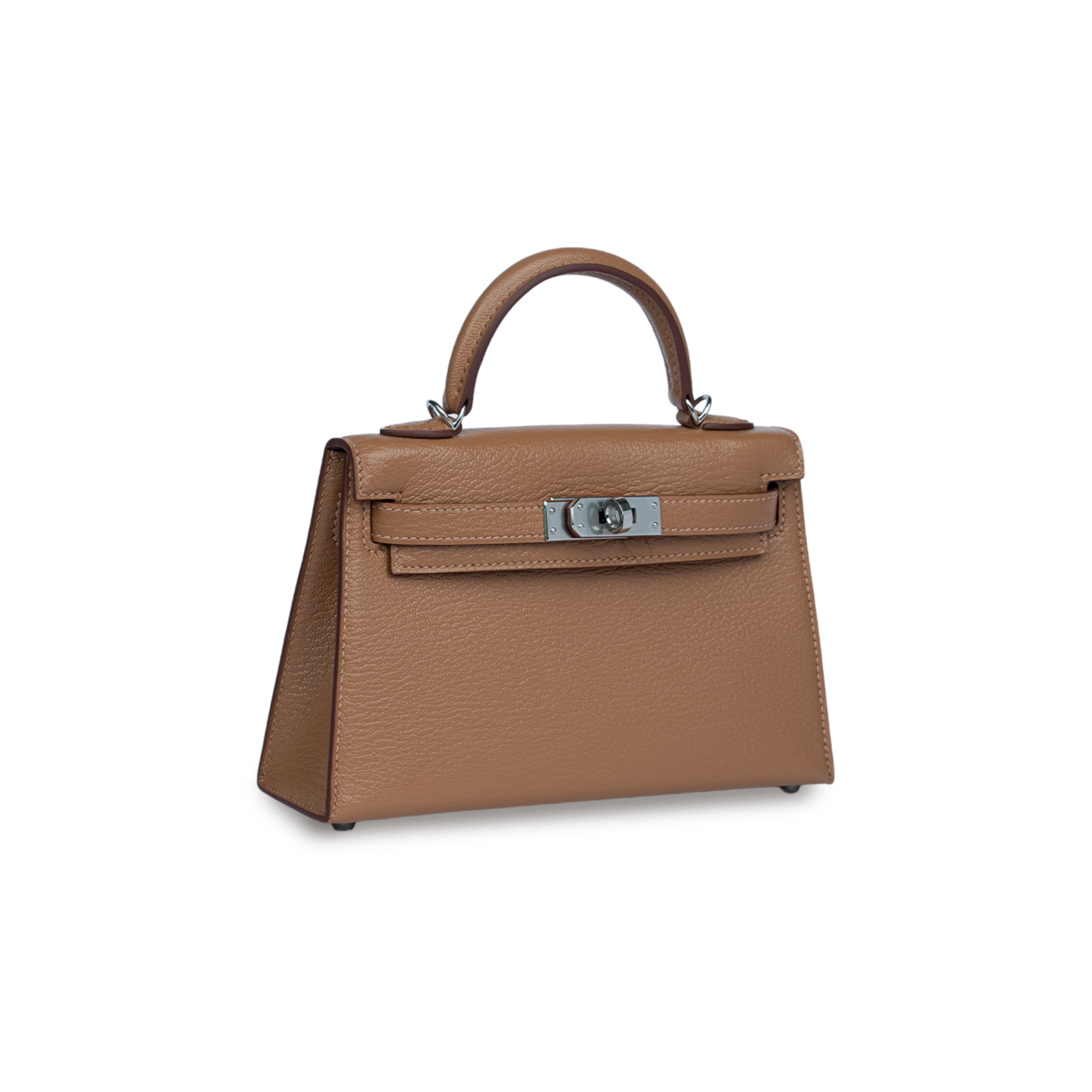 حقيبة هيرمس كيلي ميني شيفر ذهبية