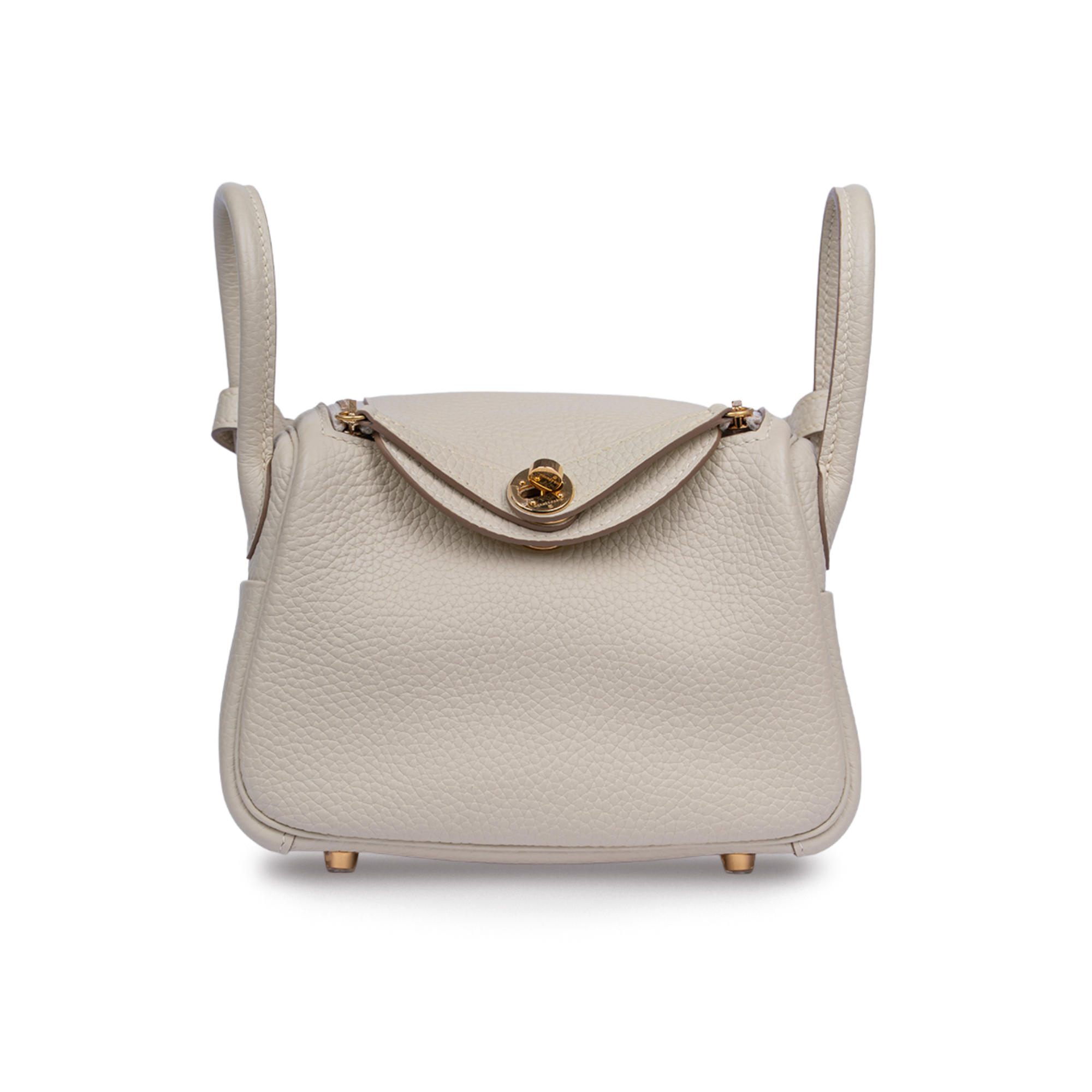 حقيبة هيرمس ليندي II ميني بيضاء