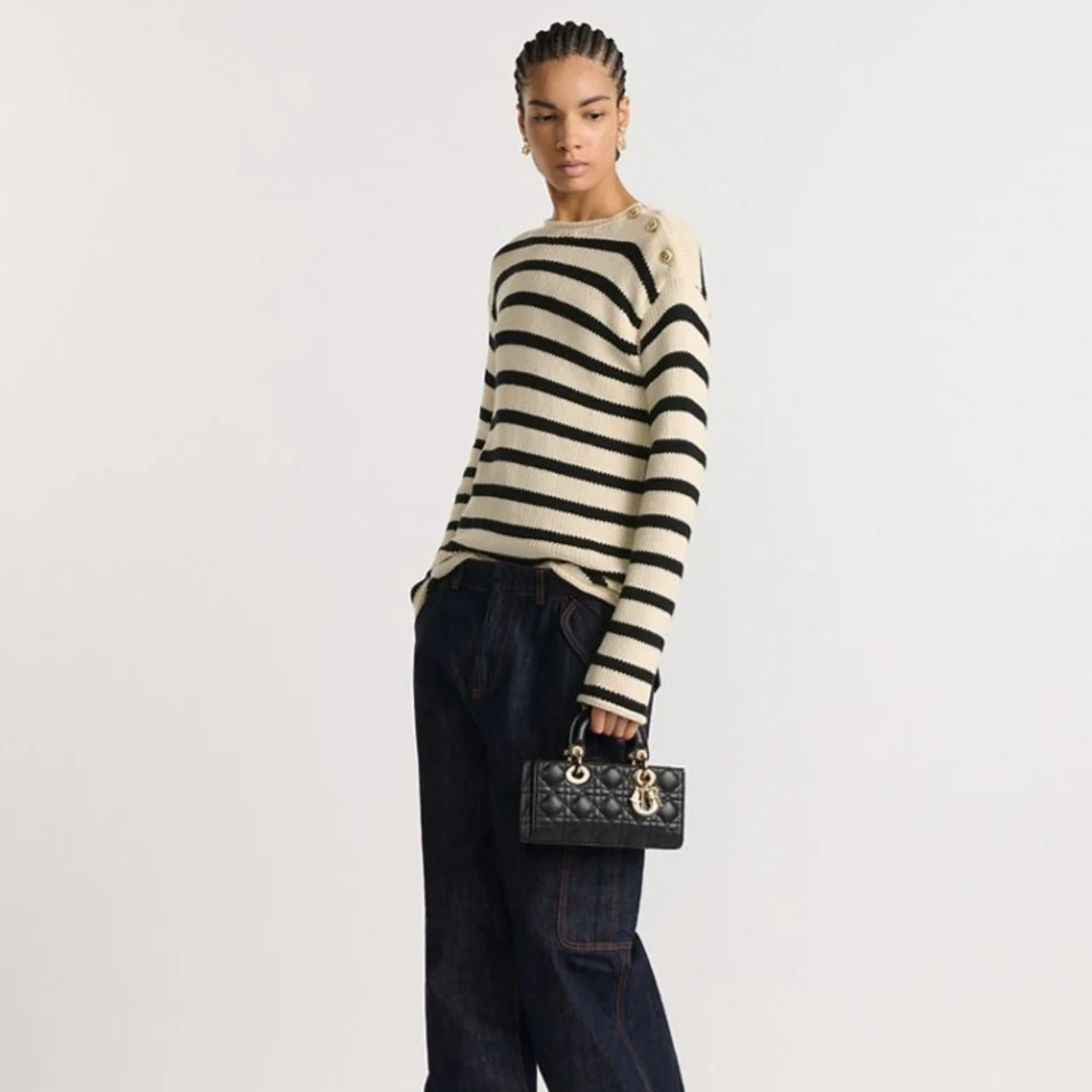 حقيبة ديور ليدي دي-جوي سمول سوداء