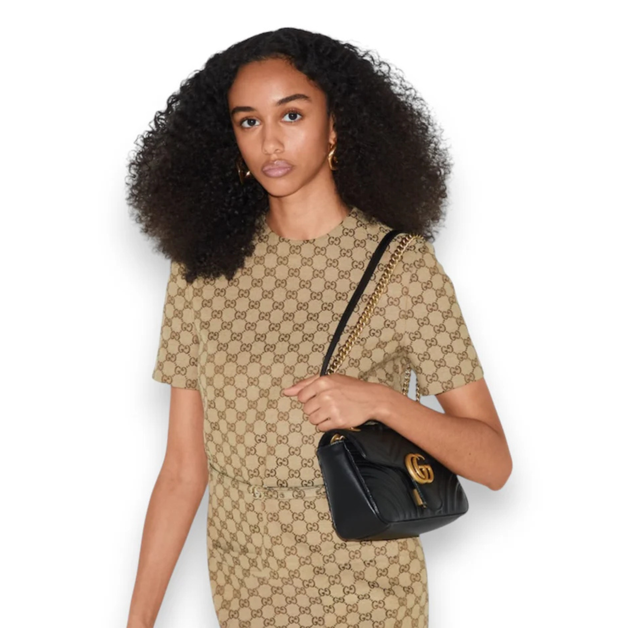 حقيبة غوتشي GG مارمونت سمول أسود