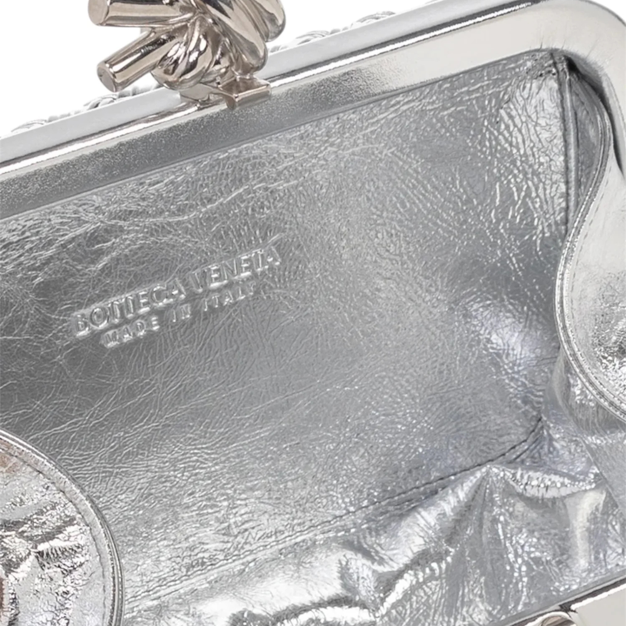 BVG knot Clutch Silver