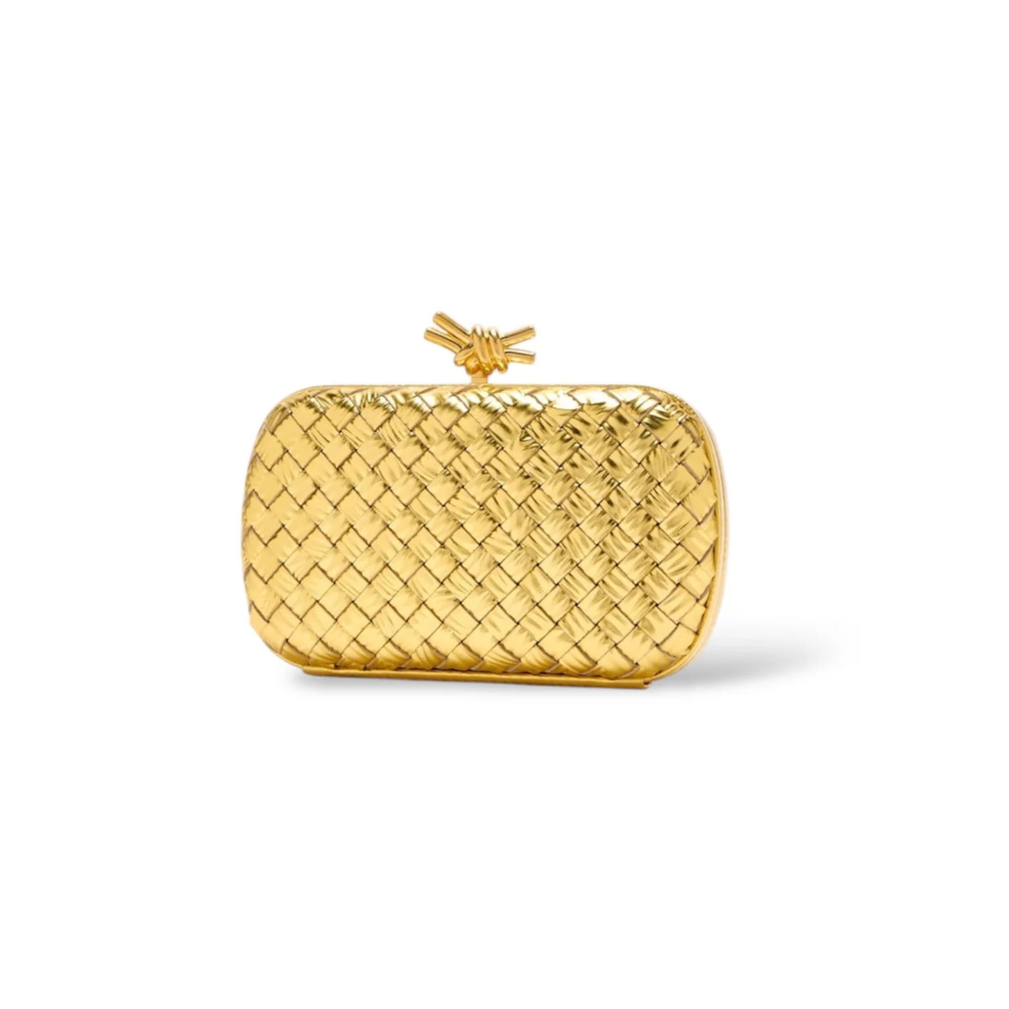 BVG Knot Clutch Gold