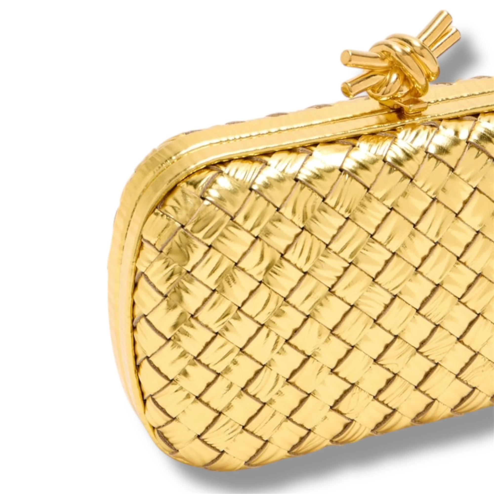 BVG Knot Clutch Gold