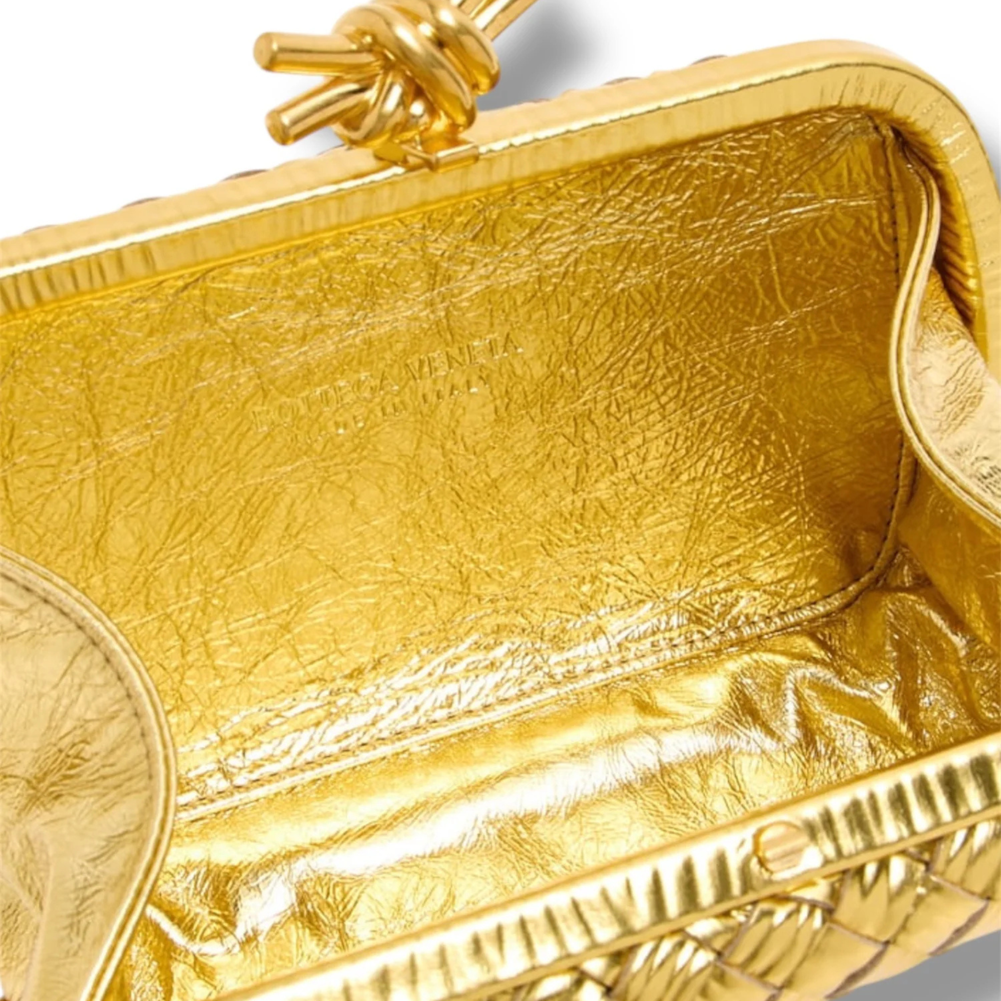 BVG Knot Clutch Gold