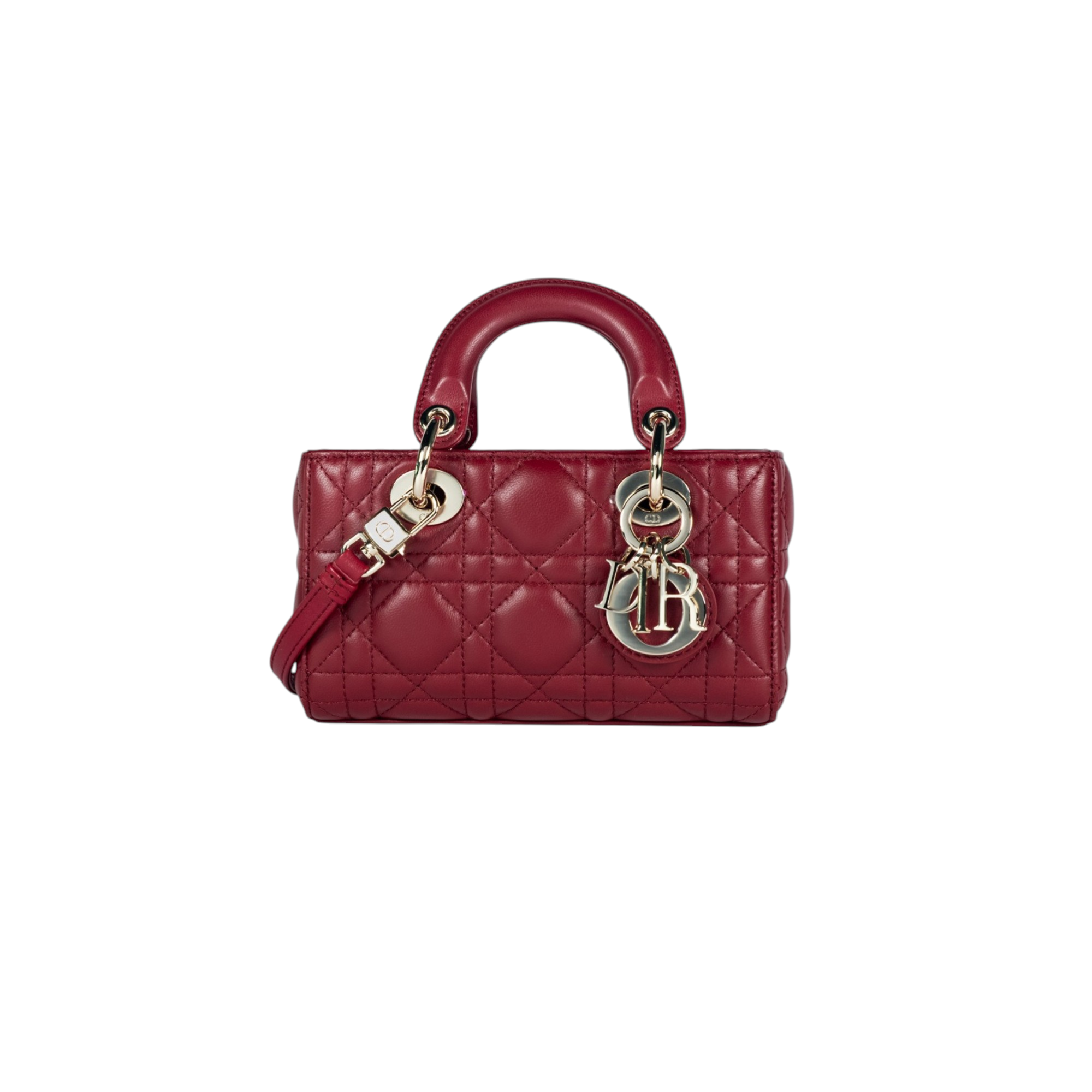 حقيبة ديور ليدي دي-جوي مايكرو أحمر كرزي