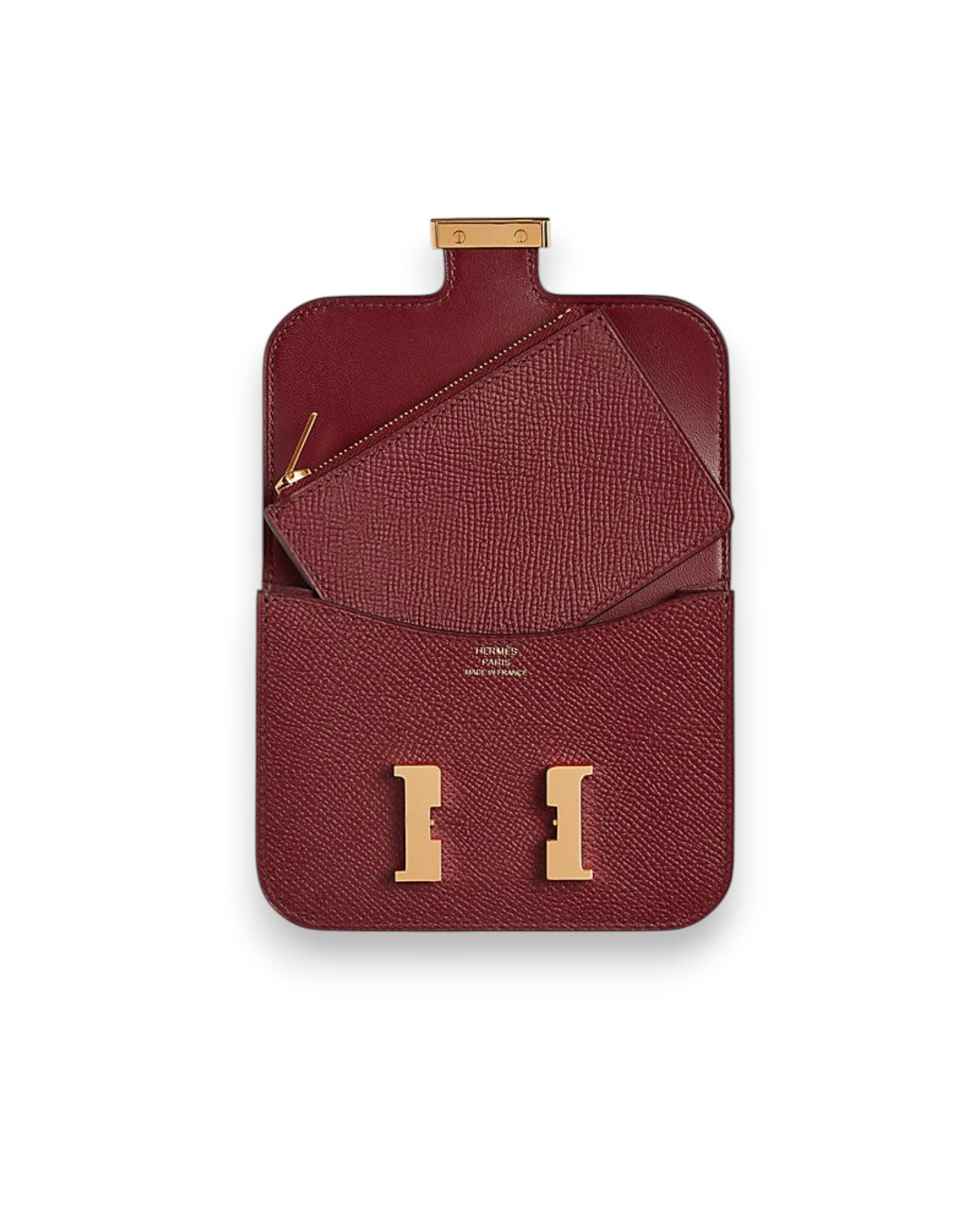 HMS Constance Slim Wallet Rouge H