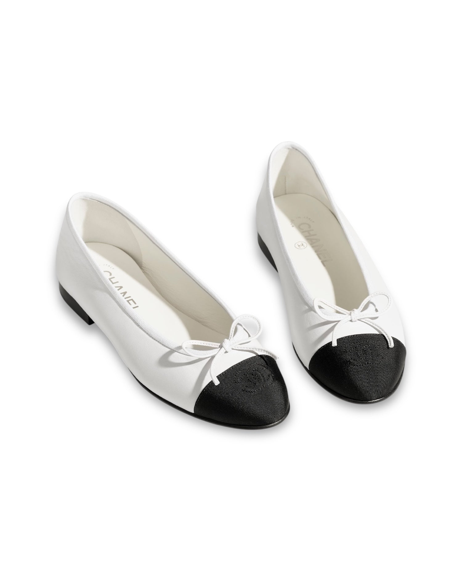 COCO Ballet Flats White & Black