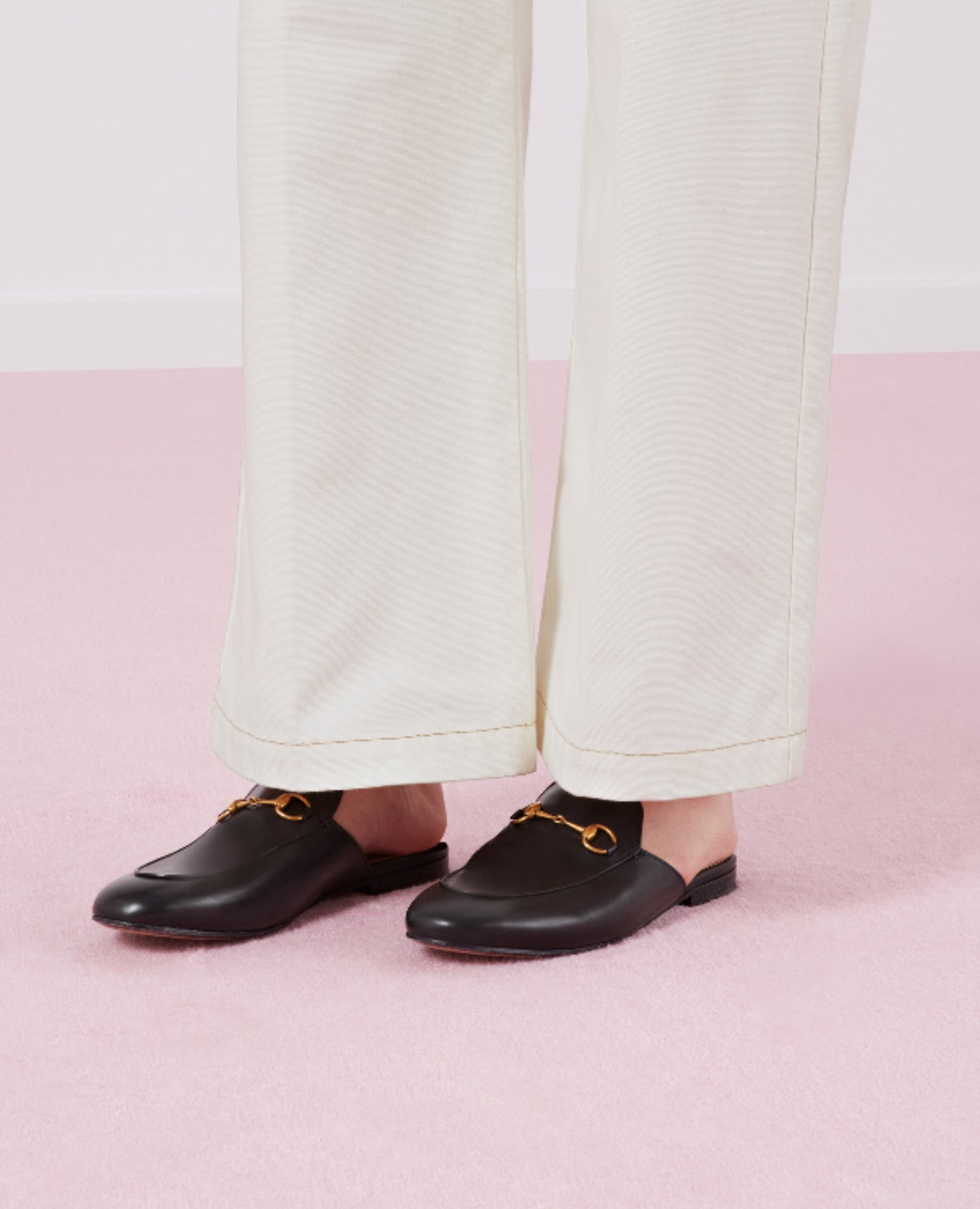 حذاء غوتشي برينستون سليبر أسود