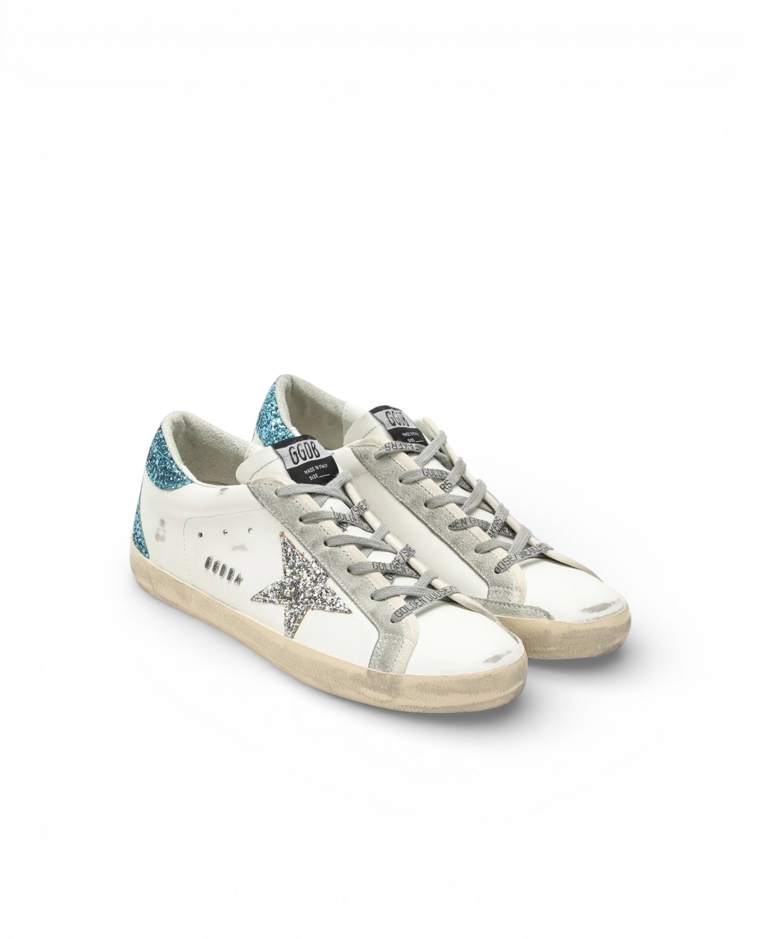 سنيكرز غولدن غوس سوبر ستار وكعب تركواز