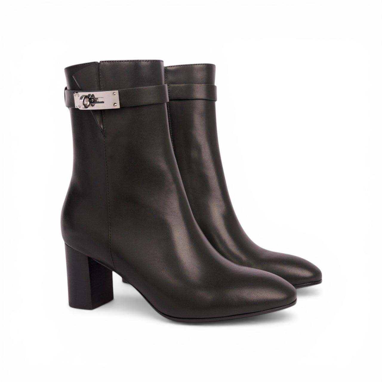 حذاء هيرمس سان جيرمان أسود