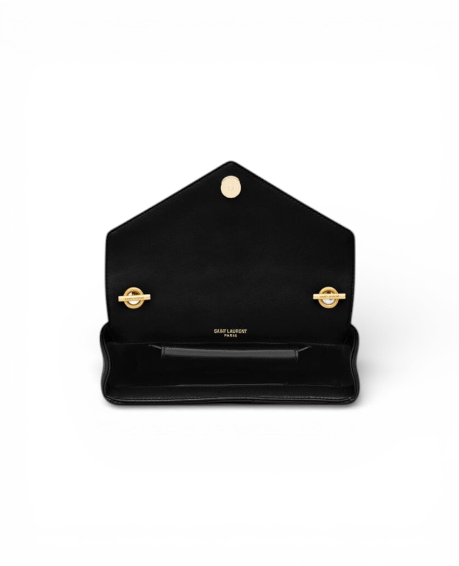 حقيبة سان لوران لولو ميني جلد أسود