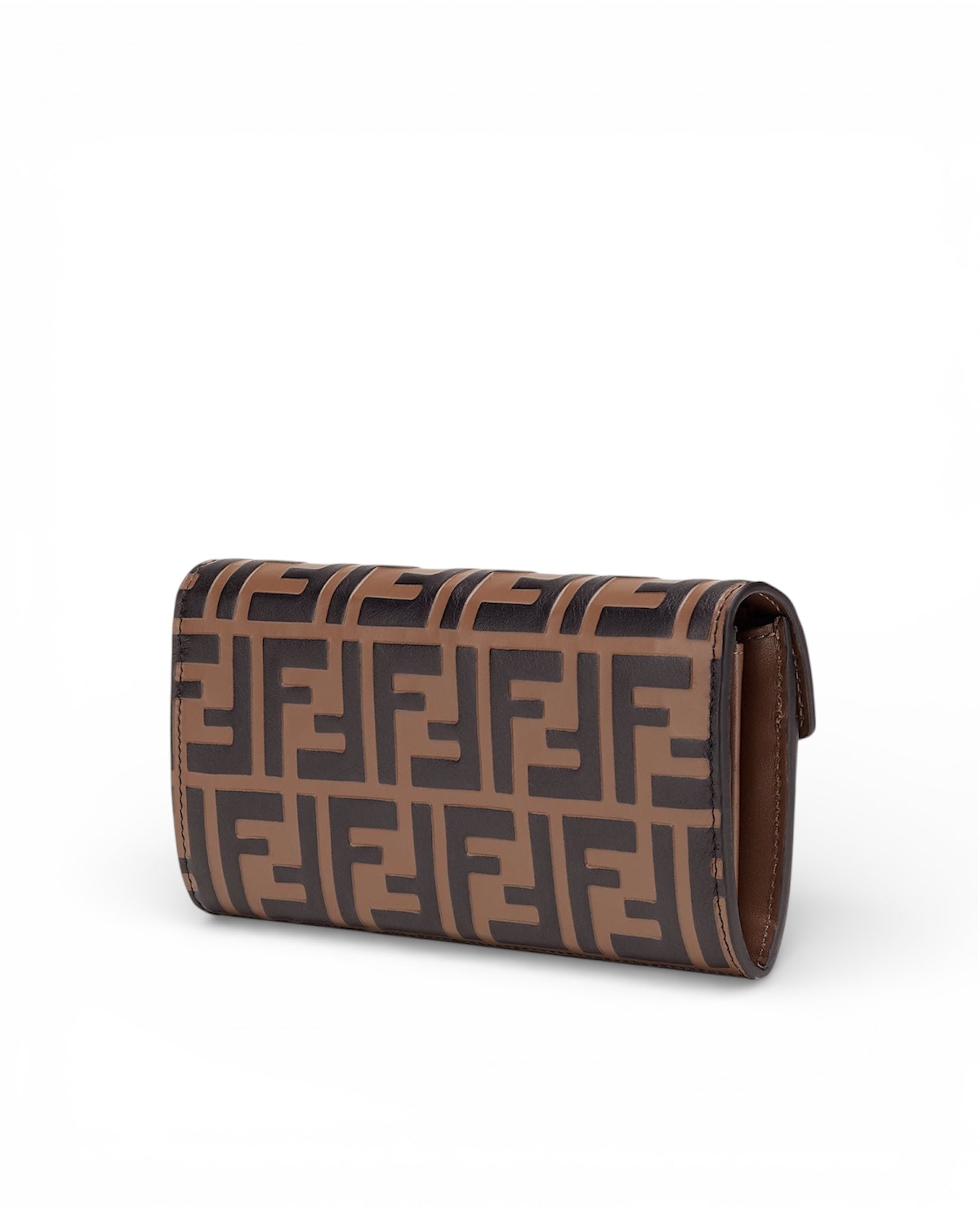 FND Continental Brown leather wallet
