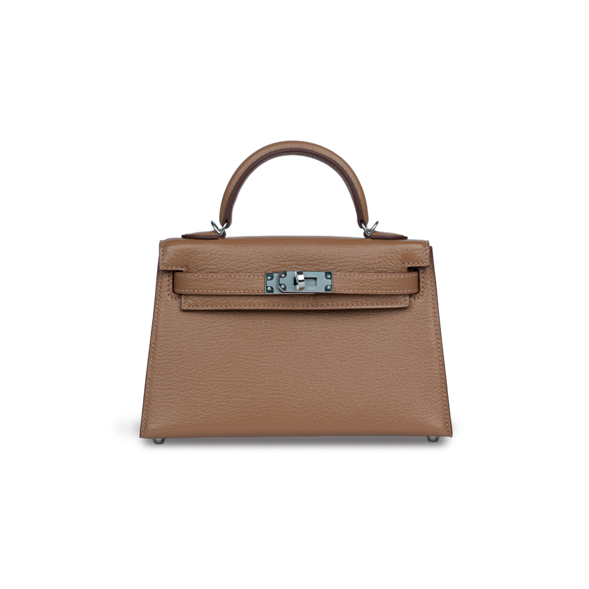 حقيبة هيرمس كيلي ميني شيفر ذهبية