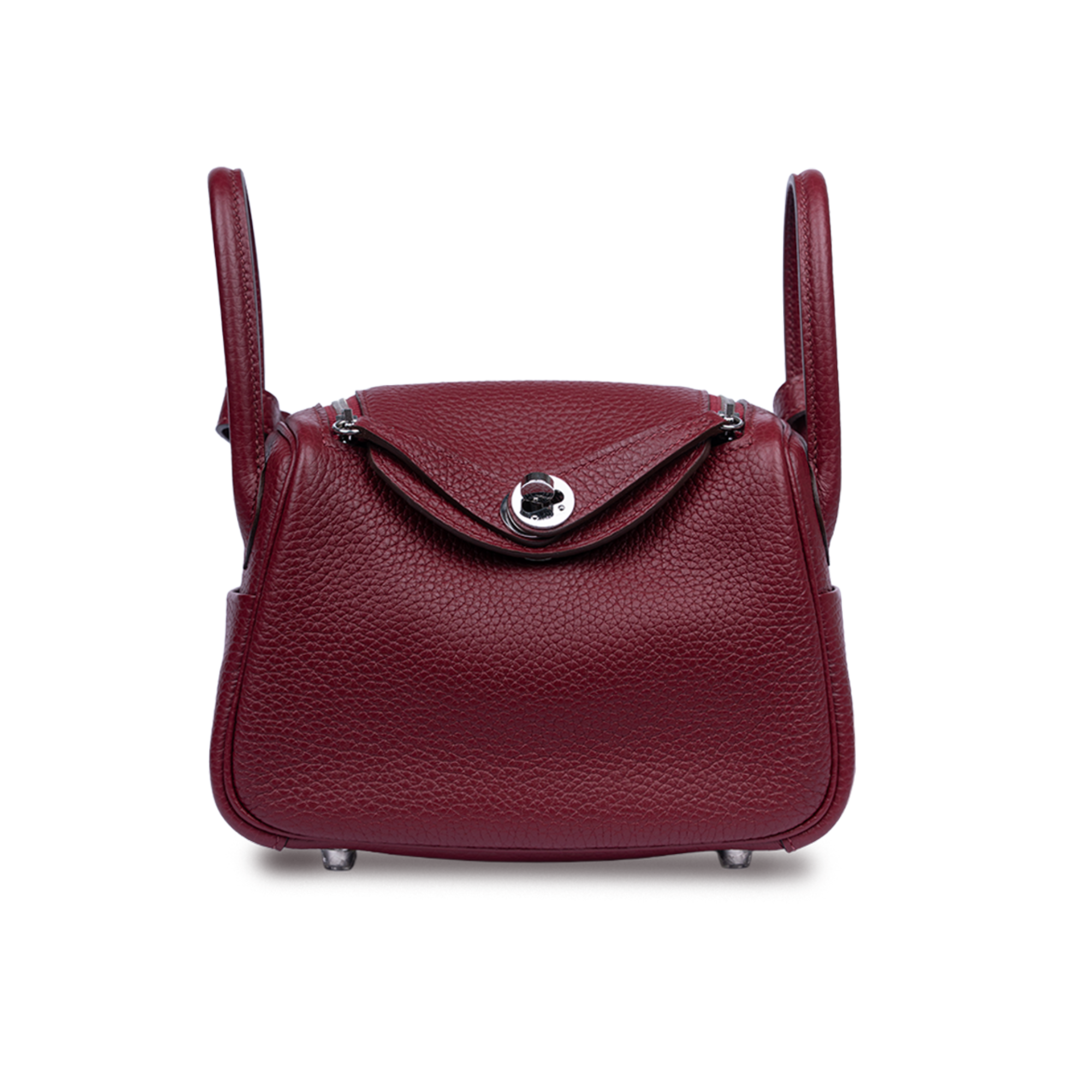 حقيبة هيرمس ليندي II ميني أحمر