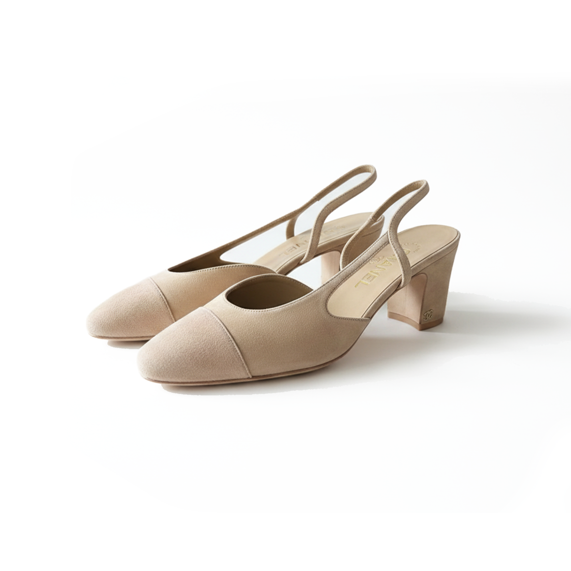 كعب شانيل سلينغباك سويدي بيج