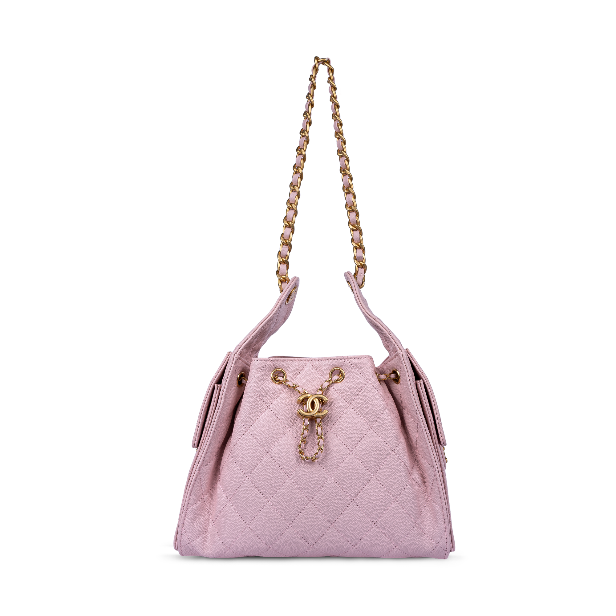 حقيبة يد شانيل 25 الصغيرة وردي فاتح