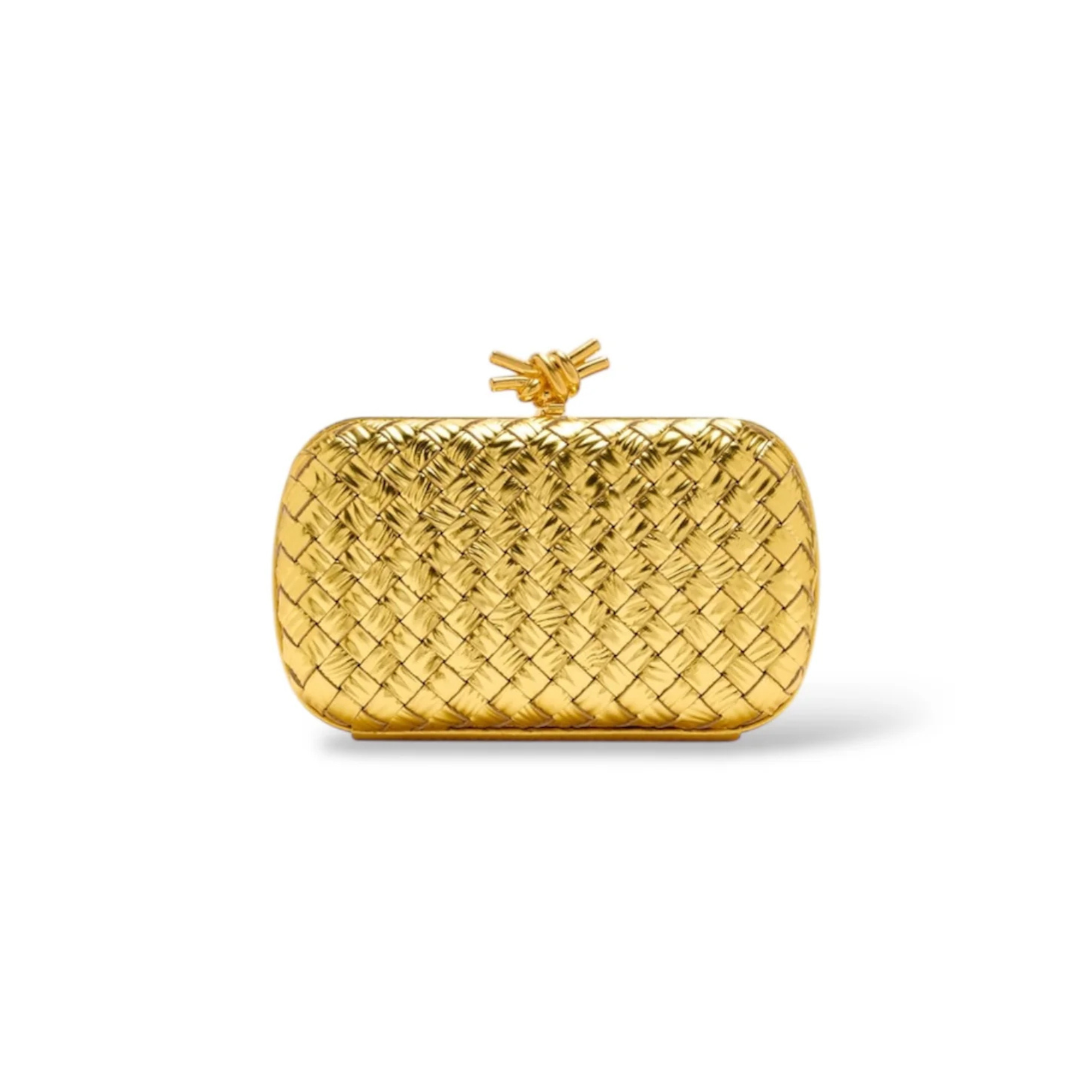 BVG Knot Clutch Gold