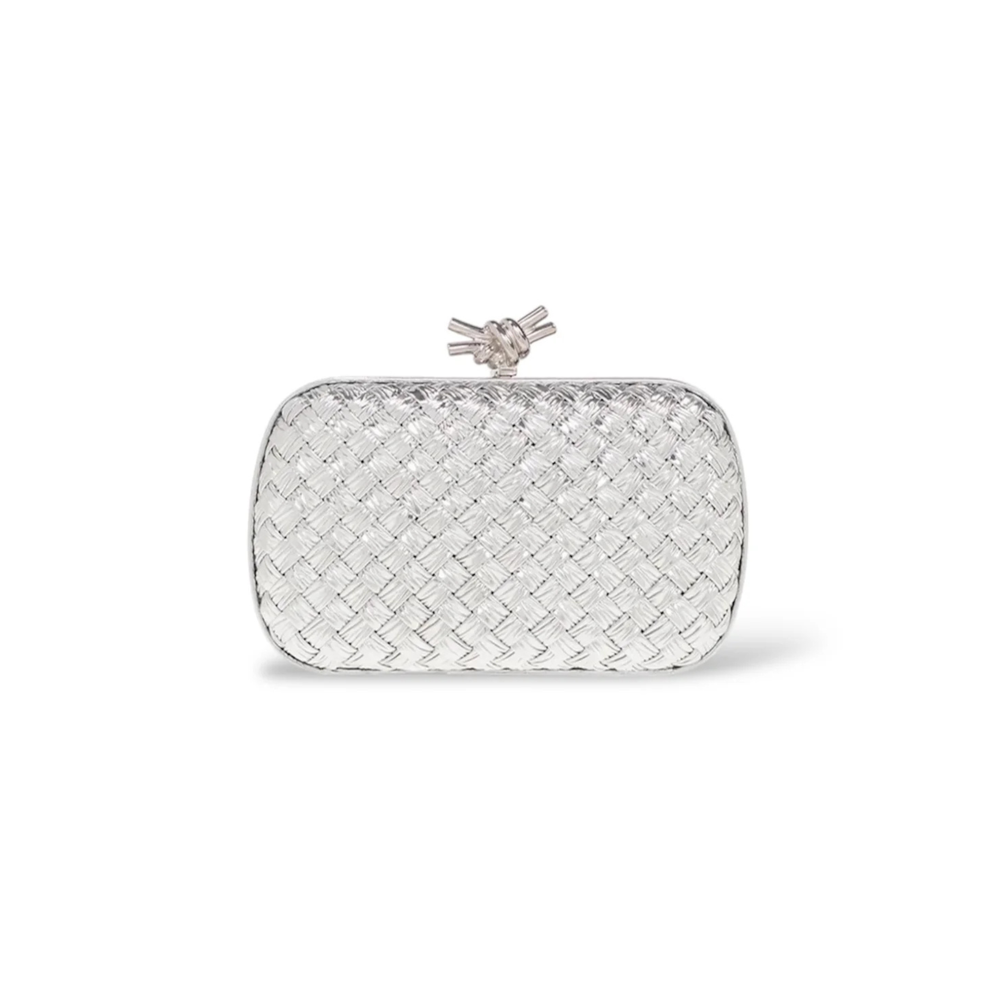 BVG knot Clutch Silver