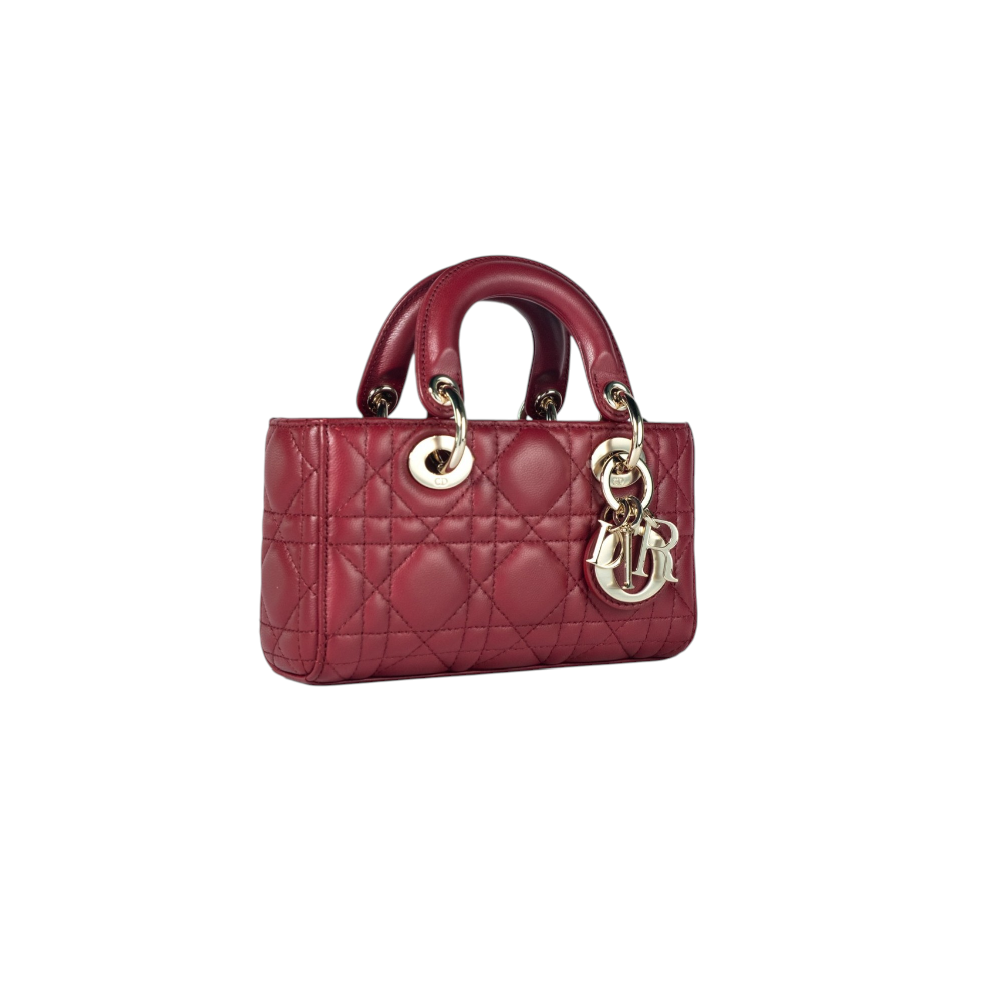 حقيبة ديور ليدي دي-جوي مايكرو أحمر كرزي